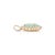 Certified 1.15ct Columbian Emerald Diamond Halo Pendant in 14k Yellow Gold For Sale In New York - Image 6 of 15