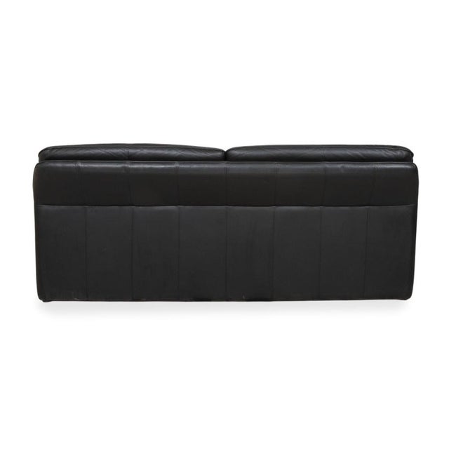 Atlanta 3-Seater Sofa in Black Leather from Laauser For Sale - Image 10 of 12
