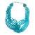 Coppola E Toppo Blue Crystal Drapery Necklace For Sale