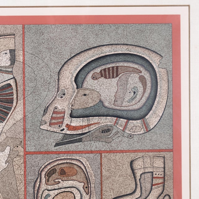 1977 Mihail Chemiakin "Philosophy of the Sea #1" Artist Hand Signed and Numbered Limited Edition Ea / Artist Proof Framed & Matted Lithograph For Sale In San Diego - Image 6 of 11