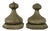 Pair of 19th C. Architectural Salvaged Large Onion Shaped Wood Finials, Painted Green For Sale