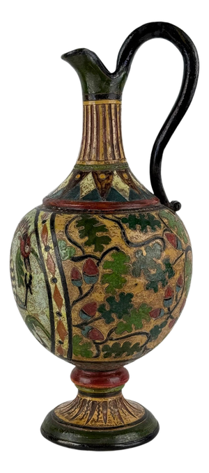 Large Vintage Art Deco Decorative Ceramic Jug, 1920s