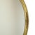 Gold Hollywood Regency Golden Mirror Oval Deknudt Classic For Sale - Image 8 of 16