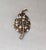 1950s Vintage Alfred Philippe for Crown Trifari Goldtone Clear Rhinestone Leaf Brooch For Sale - Image 5 of 8