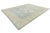 Modern Hand-Knotted Modern Oushak Wool Rug in Soft Sky Blue, Cream & Muted Teal For Sale - Image 3 of 11