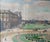 This magnificent rendering by world-famous French painter Paul de Castro could use a little TLC. There are visible...