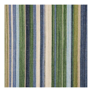 Sample - Schumacher Nevado Fabric in Verde For Sale