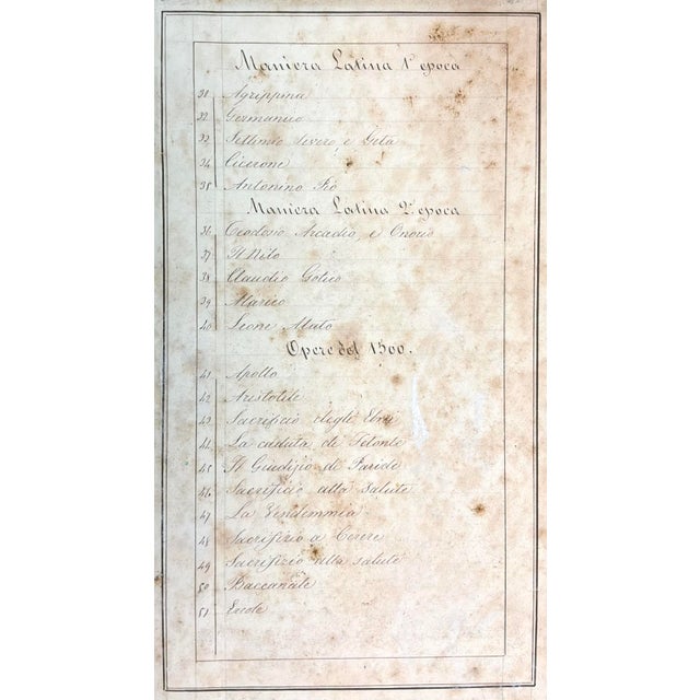 Early 19th Century Italian Grand Tour Book of Plaster Intaglios by Giovanni Liberotti #1 For Sale - Image 5 of 12