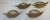 Vintage Brass Leaf Shaped Napkin Rings For Sale - Image 4 of 8
