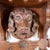 An exceptionally fine and charming 19th-century European Black Forest style hand-carved wooden wall bracket shelf. This...