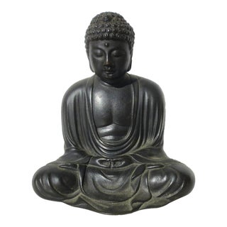 Antique Bronze Kamakura Amida Buddha For Sale