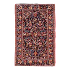 1900 - 1909 Fine Hand Knotted Persian Antique Kashan