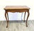French Provincial Baker Milling Road Burl Walnut Flip-Top Game Table For Sale - Image 3 of 12