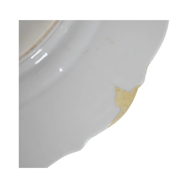 Antique German Porcelain Portrait Plate For Sale - Image 11 of 13