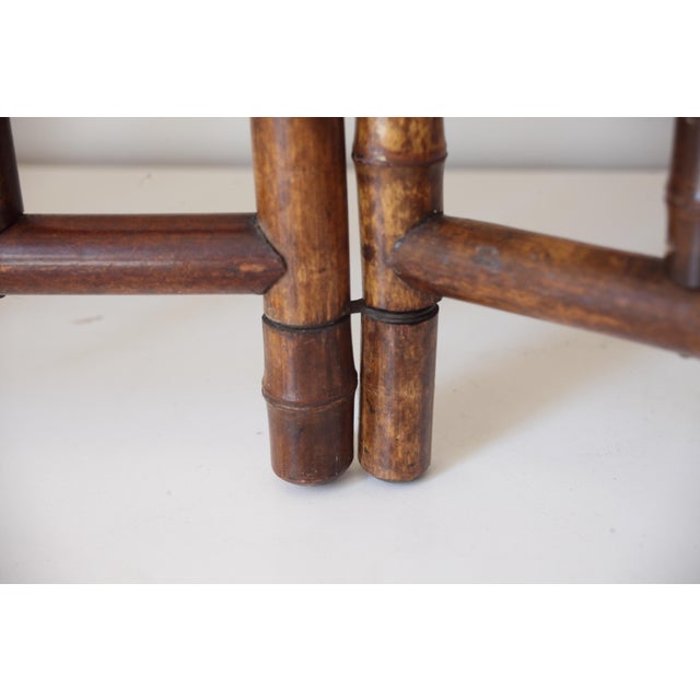 Brown Art Nouveau Bamboo Partition Wall, Austria, 1900s For Sale - Image 8 of 18