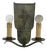 Swedish Grace Patinated Bronze Wall Sconce with Classical Female Relief, 1940 For Sale