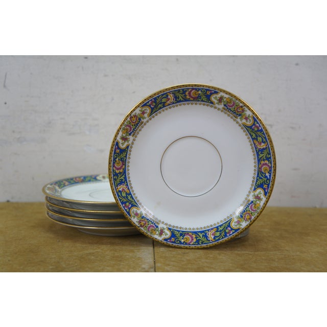 Antique TLB Limoges Touze Lemaître Frères & Blancher Tea Coffee Demitasse Plates - 22pcs For Sale - Image 10 of 15