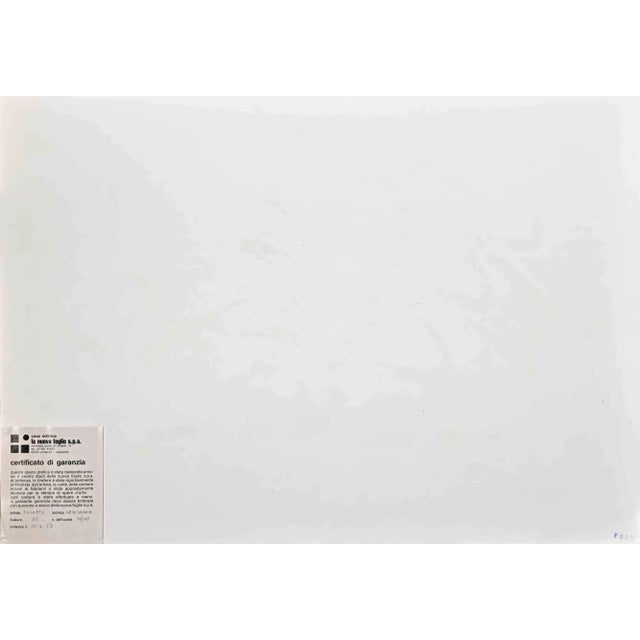 Abstract Composition is a colored screen print realized by the contemporary artist Giulio Turcato 1973. Hand-signed in...