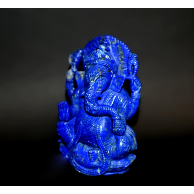 Blue Natural Lapis Lazuli Finest Aaaaa Finely Carved For Sale - Image 8 of 17