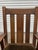 Early 1900s Antique Stickley Bros. Arts & Crafts Oak Chair With Velvet Upholstery For Sale - Image 10 of 12