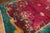 Enchanting Large room size 20th-century Chinese Art Deco carpet with a spacious floral design on a Burgundy Field...