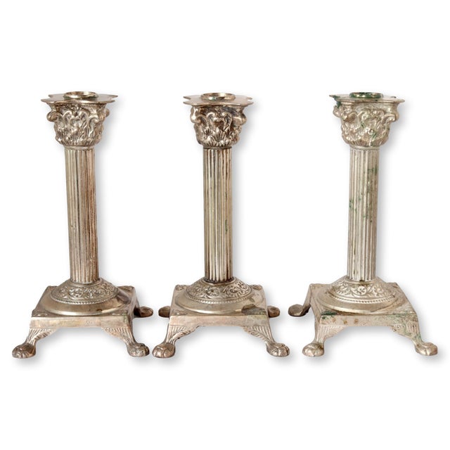 Trio of Italian Candlestick Holders For Sale - Image 4 of 6