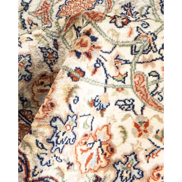 Textile Mogul, One-of-a-Kind Hand-Knotted Area Rug - Ivory, 4' 1" x 6' 2" For Sale - Image 7 of 8