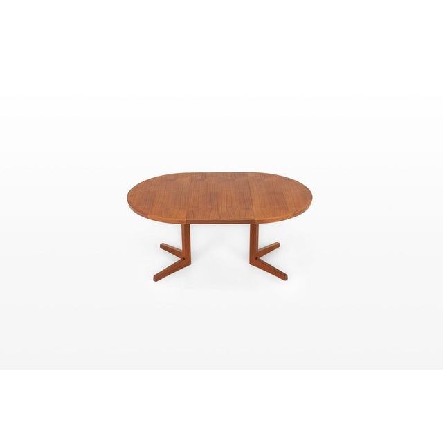 Extendable Teak Dining Table, 1960s For Sale - Image 4 of 8