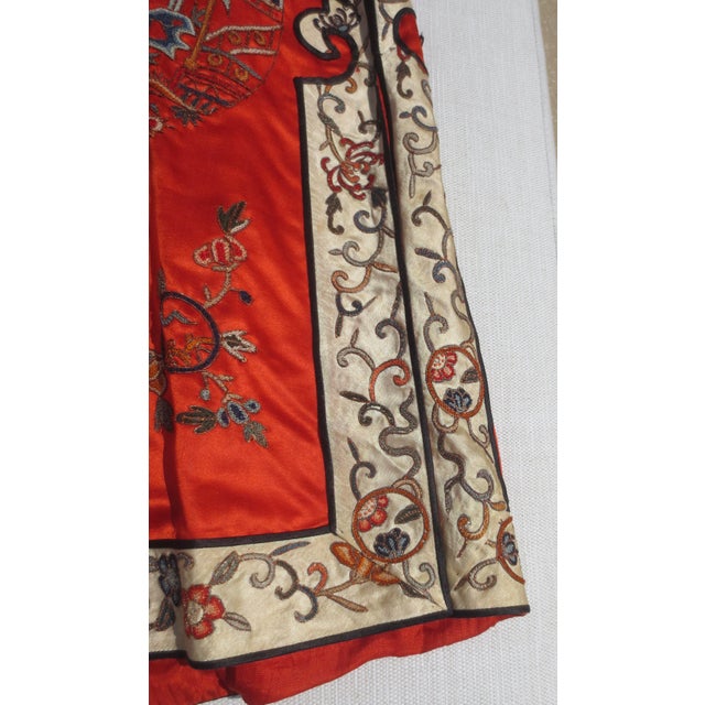 Textile Vintage Chinese Silk Robe 20th Century For Sale - Image 7 of 16