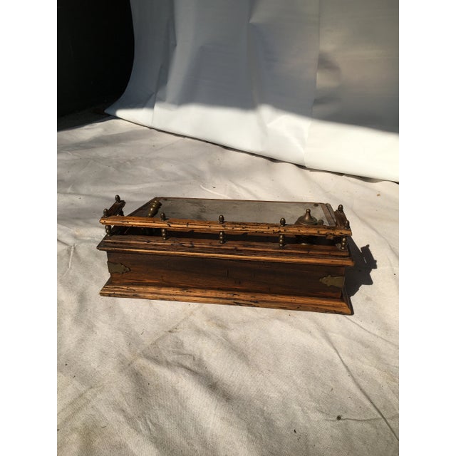 Wood 19th Century Banking Tellers Desk For Sale - Image 7 of 8