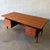 Feldballes Møbelfabrik Vintage Danish 1960s Modern Teak Floating Top Freestanding Double Sided Executive Desk by Kai Kristiansen for Feldballes Møbelfabrik For Sale - Image 4 of 15