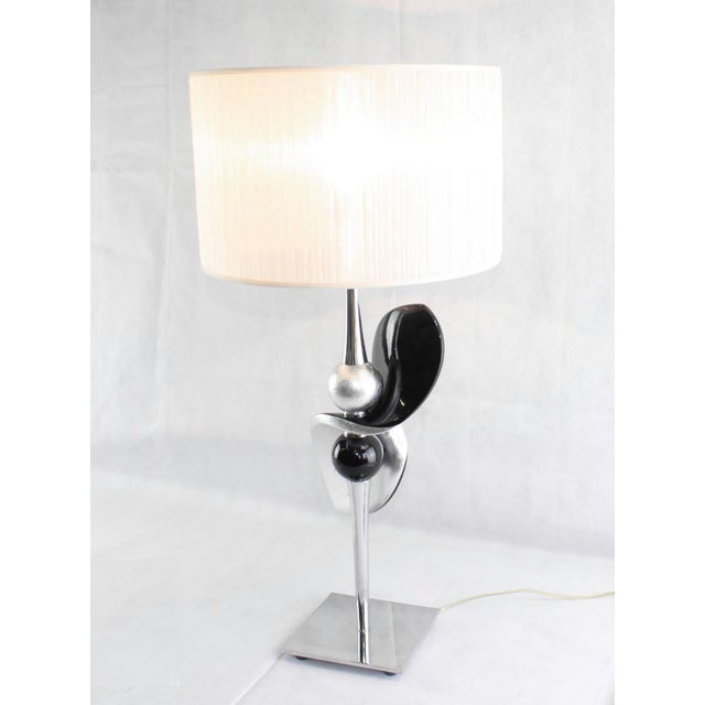 Modern Handmade Table Lamp from Bondia Ceramicas Spain For Sale - Image 3 of 8