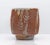 Two Phil Rogers (1951 - 2020) Yunomi. Artist's impressed stamp marks 'PR'. One wood fired Yunomi with wax resist impressed...