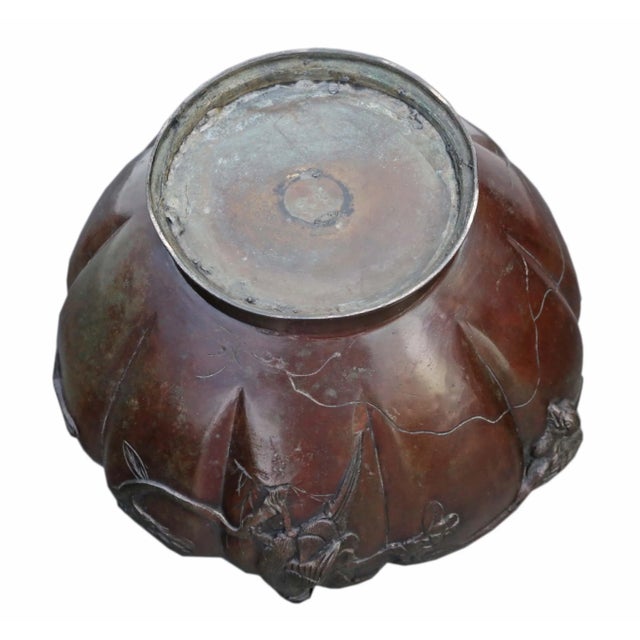 19th Century Japanese Bronze Planter, 1890s For Sale - Image 6 of 7