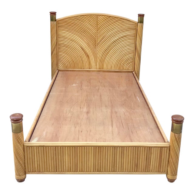 Rattan Twin Bed Frame Chairish