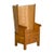 Late 20th Century Orkney Island Scottish Oak Wingback Chair with Two Drawers, Vintage For Sale - Image 5 of 12