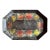 Antique Early 19th Century American Federal Folk Art Paint Decorated Small Tole Tray, Circa 1820 For Sale