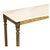 Antique Italian Brunished and Gilt Brass Console with Carrara Marble Top, Venice, 1920s, in Very Good conditions. Designed...