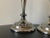English Georgian Design Silver Plate Tall Candlesticks- A Pair For Sale - Image 4 of 12