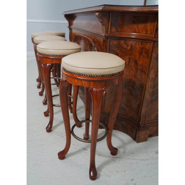 Francesco Molon 7 Piece Italian Bar W. Hutch Cabinet For Sale - Image 4 of 18