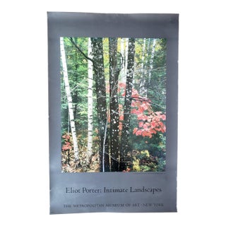 1979 Eliot Porter Metropolitan Museum Art Photography Exhibition Poster For Sale
