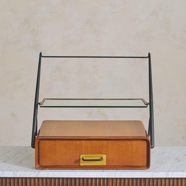 Italian Console or Bedside Table Attributed to Silvio Cavatorta, 1950s - 2 Available For Sale - Image 10 of 11