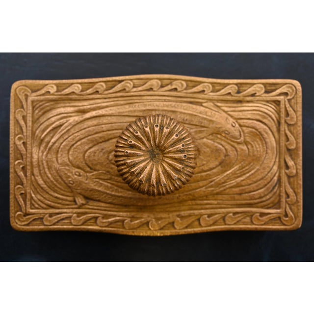 Tiffany Studios New York Nautical Bronze Doré Rocker Blotter For Sale In South Bend - Image 6 of 11
