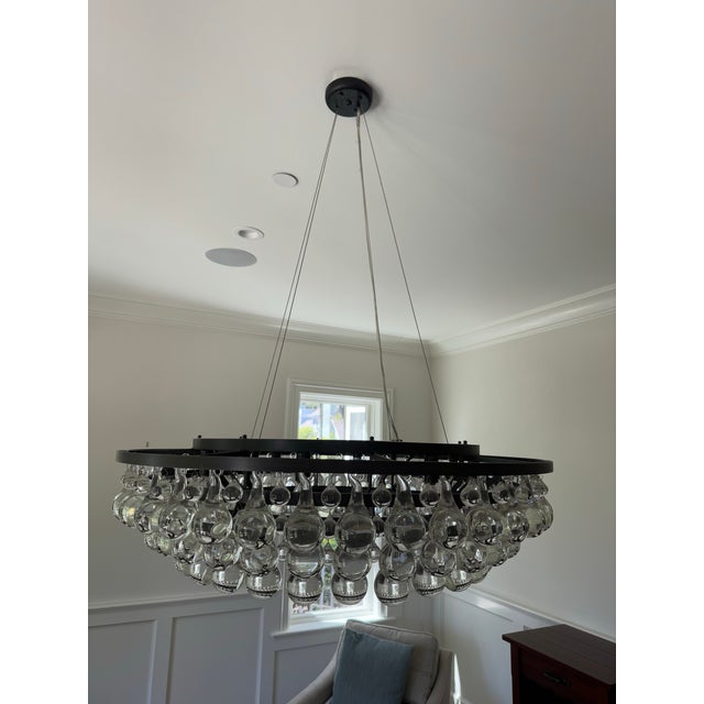 Contemporary Ochre Arctic Pear Chandelier Round Three Tier 36 X 36 X 10h For Sale In San Francisco - Image 6 of 6