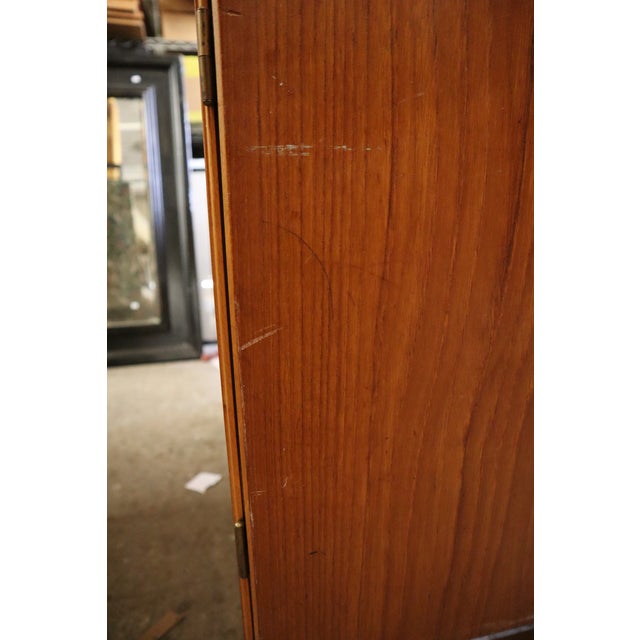 Scandinavian Mid-Century Modern Double Bodied Cabinet For Sale - Image 9 of 12