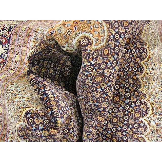 Brown Tabriz Work Rug, 2000s For Sale - Image 8 of 15