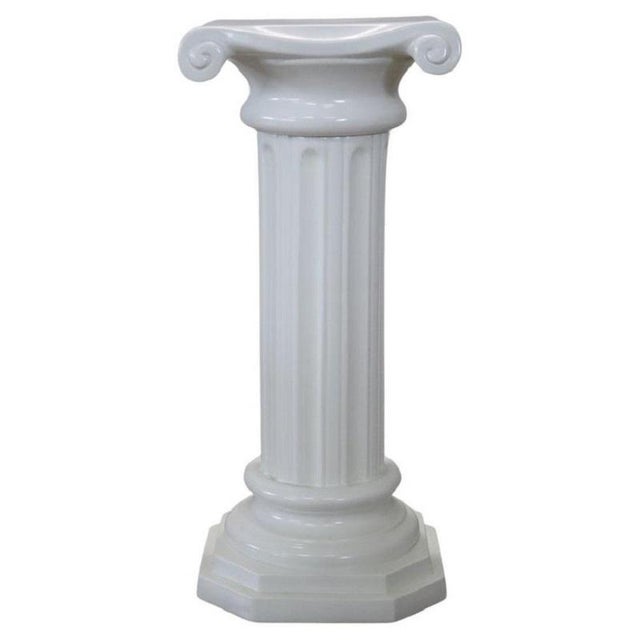 White Ceramic Column by Bassano For Sale - Image 11 of 11