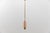 1950s Mid-Century Modern Pendant Lamp in Glass and Brass, 1950s For Sale - Image 5 of 15