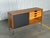 1950s 1950s Paul McCobb Planner Group - Model 1514 Iron Base Credenza - Black Sliding Doors For Sale - Image 5 of 12
