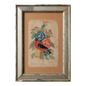 Pennsylvania Fraktur Bird & Flowers, 19th Century